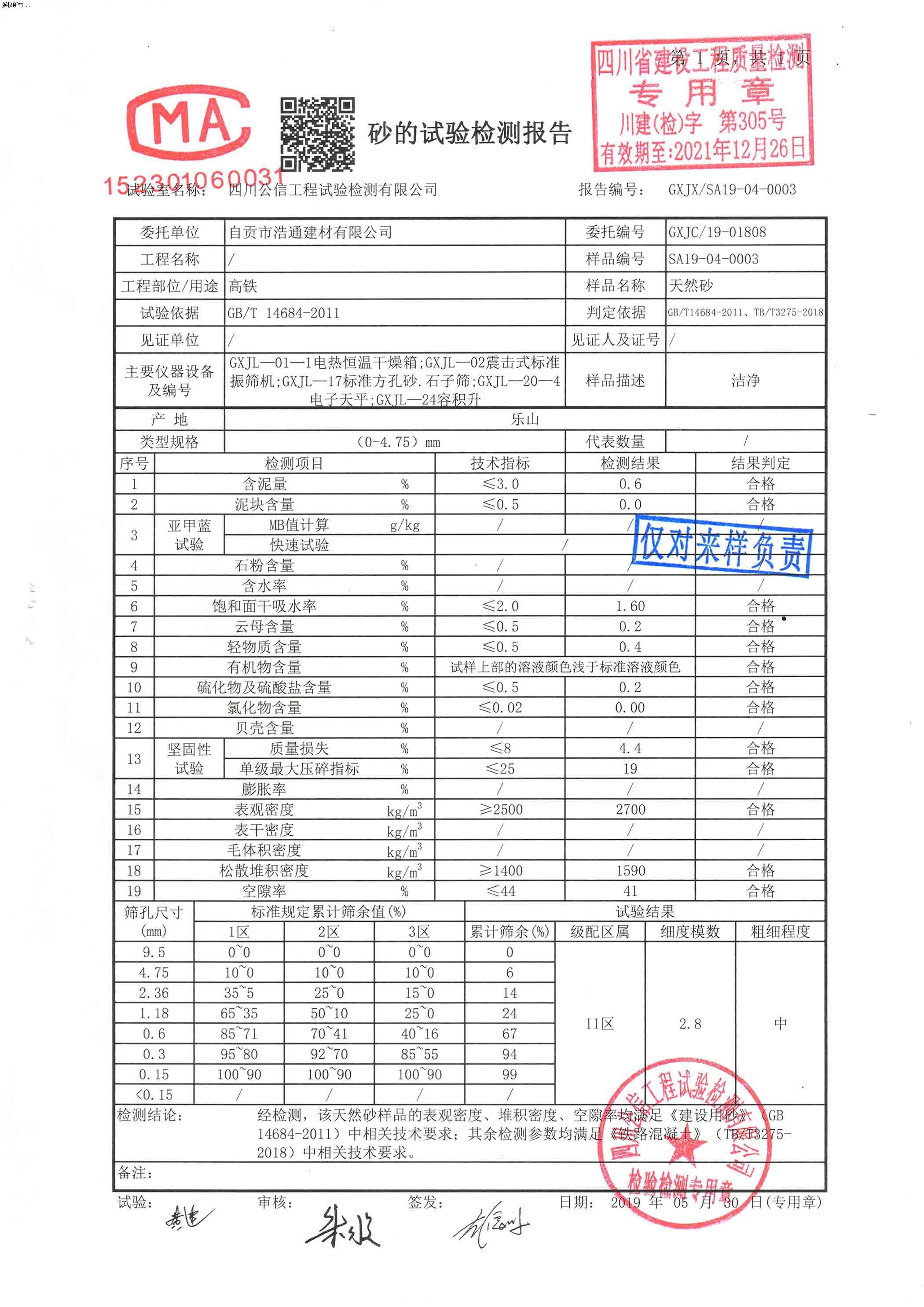 自貢浩通砂石廠